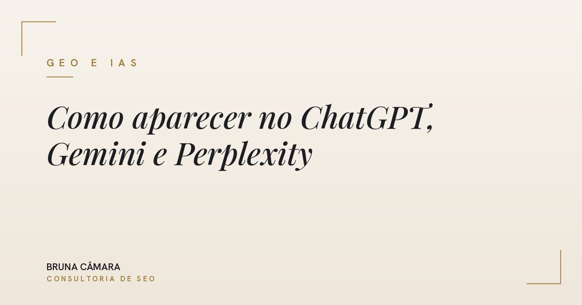 Como aparecer no ChatGPT, Gemini e Perplexity: guia para médicos